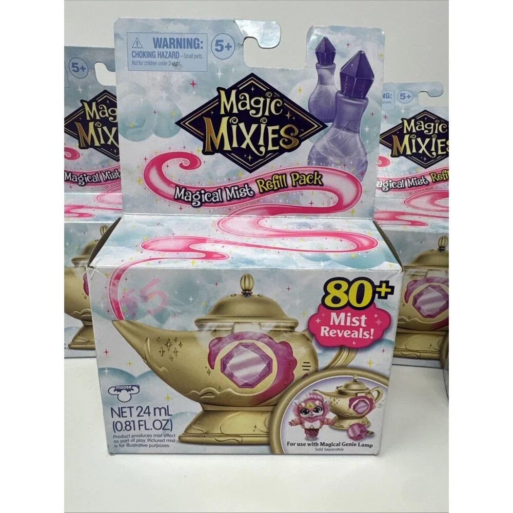 Lot of 4 - Magic Mixies Magical Mist Refill For Genie Lamp!! 80+ Reveals NEW